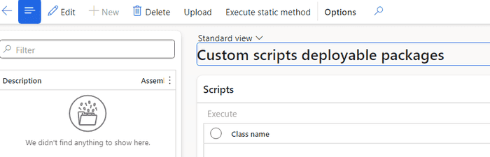 Custom script