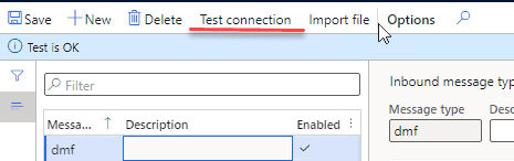 Test connection