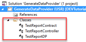 Addin to generate Data provider and Controller class in X++